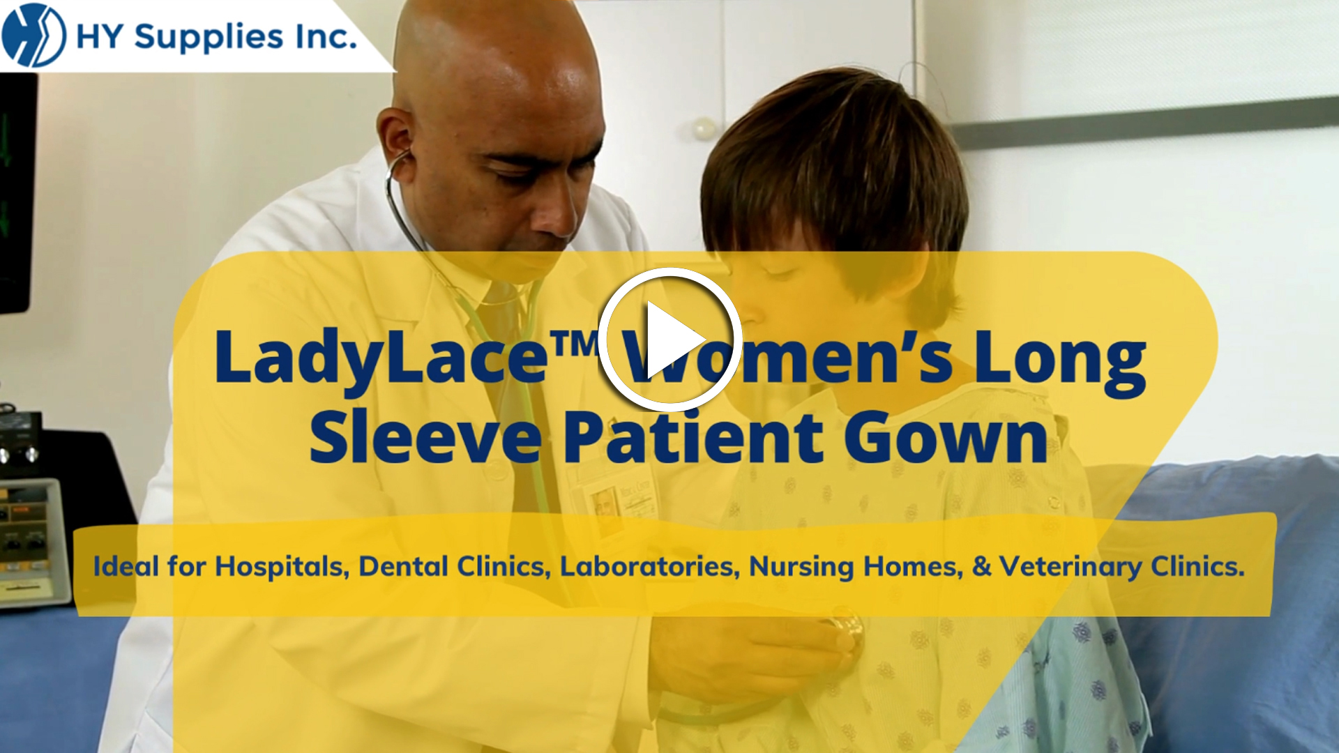 LadyLace™ Women’s Long Sleeve Patient Gown