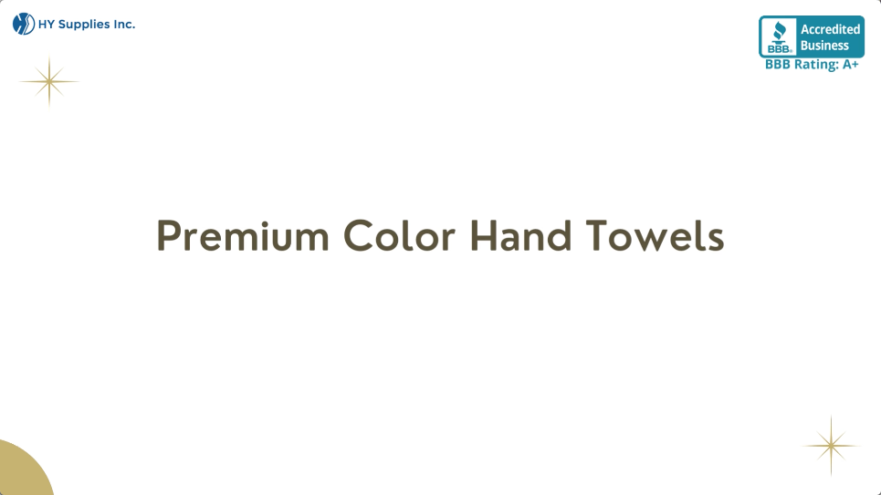 Premium Color Hand Towels