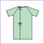 Hospital Patient Gowns w/ Ties, Snaps & Velcro 