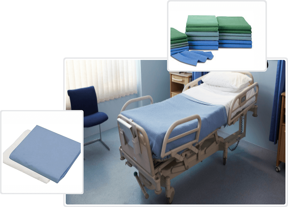 Hospital bedding sheets