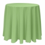 Basic Poly Round Tablecloth - Sage