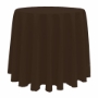 Basic Poly Round Tablecloth - Navy
