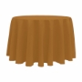 Basic Poly Round Tablecloth - Copper