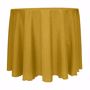 Goldenrod - Majestic Reversible Dupioni-Satin Round Tablecloth 