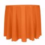 Orange - Majestic Reversible Dupioni-Satin Round Tablecloth 