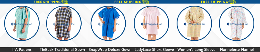 Home Care & Hospital Gowns for Men and Women