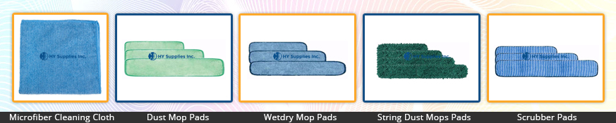 Microfiber Mop Pads Cleaning Cloth