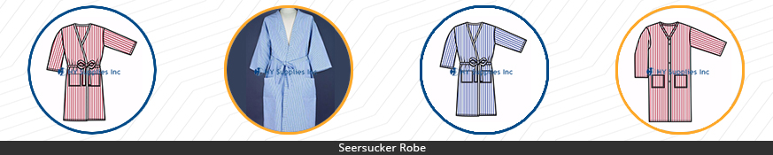 Seersucker Robe